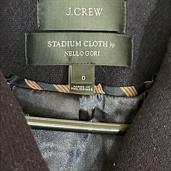 J. Crew Women's Dark Blue Peacoat with Gold Buttons - Picture 2 of 14